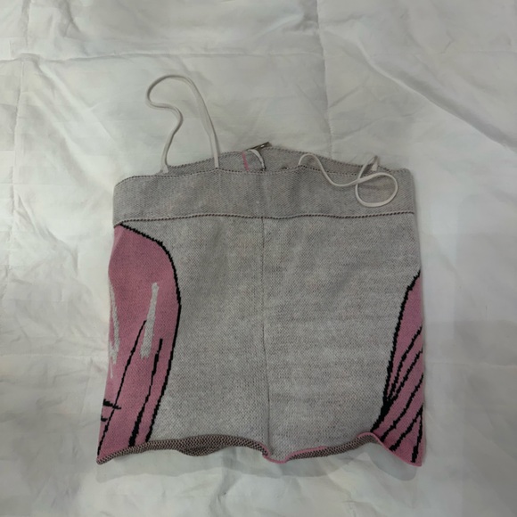 1X Blue Anime Top Pink, Small - Picture 7 of 7